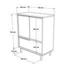 Dulap multifunctional, Locelso, On8B-W, PAL, Alb