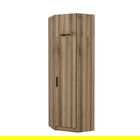 Dulap pentru haine, Minerva, Kale Oak, 74x235x52 cm, PAL, Stejar