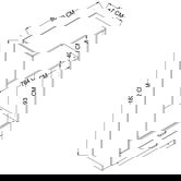 Dulap pentru haine, Miwood, Yaman 1600-042, 80x182x47 cm, PAL, Alb mat