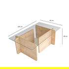 Masuta de cafea, Neostill, Giona, 105x40x65 cm, PAL, Maro