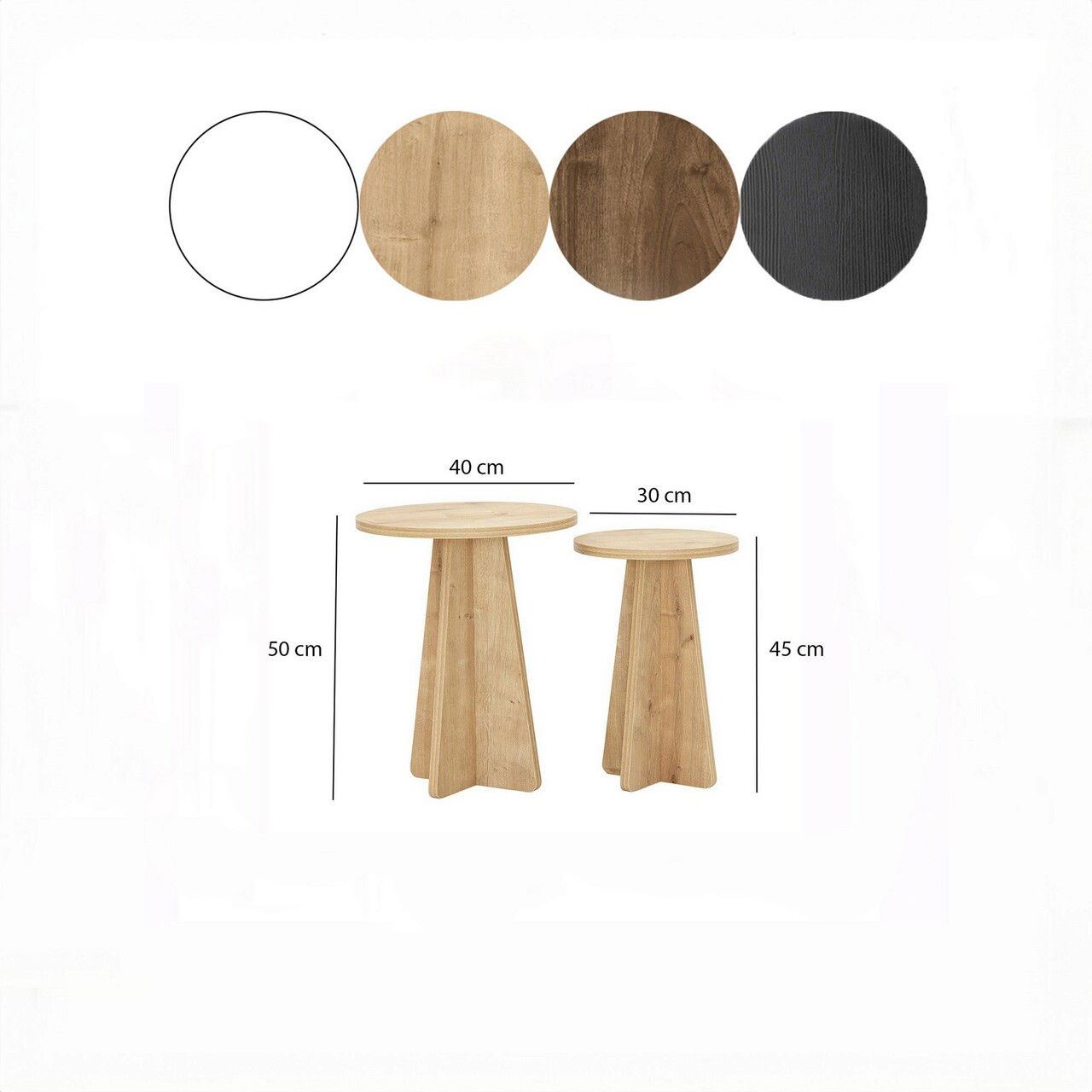 Set masuta de cafea, Neostill, Mushroom, PAL, Maro
