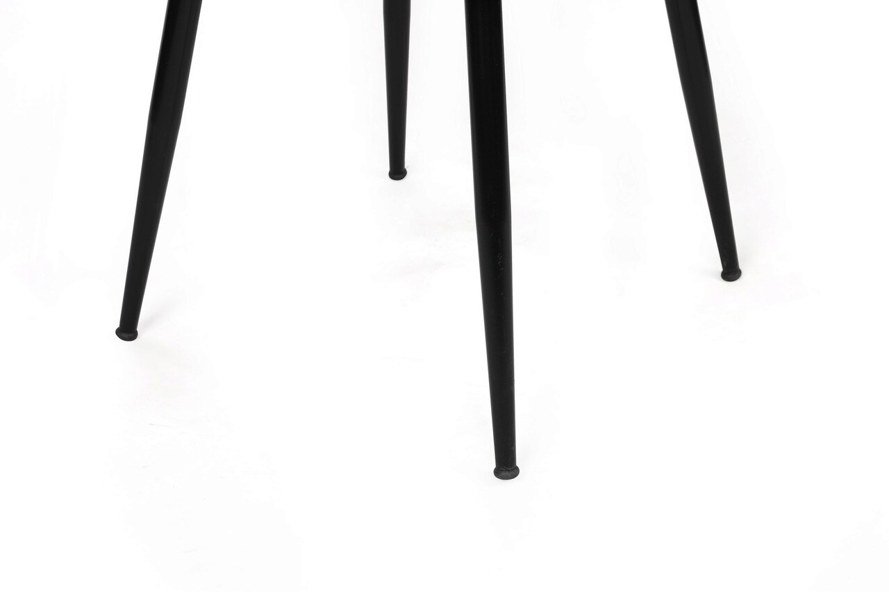 Set de scaune, Nmobb, Kuşaklı-221 V4, Metal, Crem/Negru