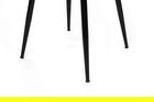Set de scaune, Nmobb, Kuşaklı-221 V4, Metal, Crem/Negru