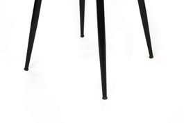 Set de scaune, Nmobb, Kuşaklı-221 V4, Metal, Crem/Negru
