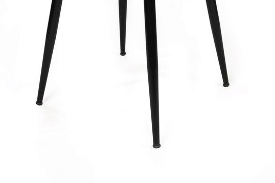 Set de scaune, Nmobb, Kuşaklı-221 V4, Metal, Crem/Negru