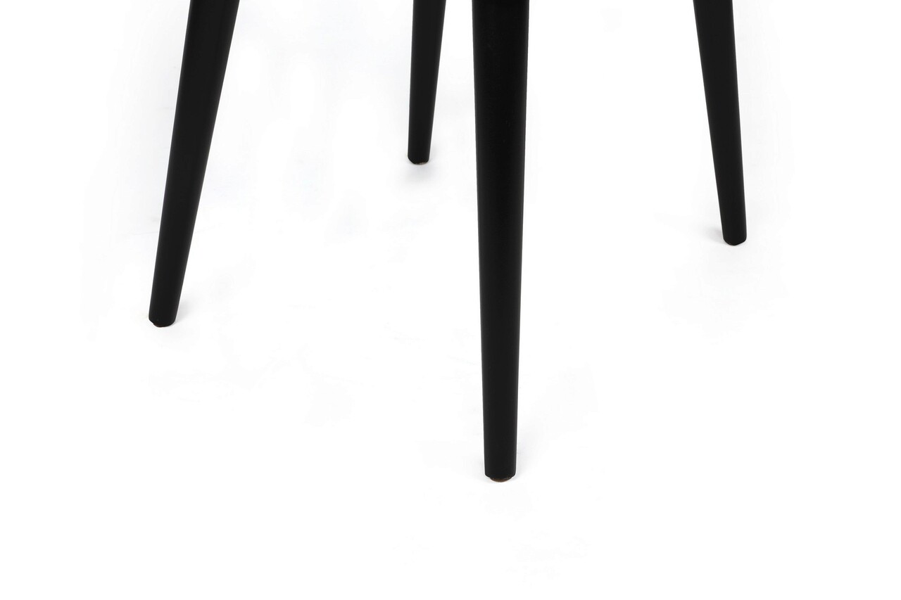 Set de scaune, Nmobb, Tutku-304 V4, Metal, Bej/Negru