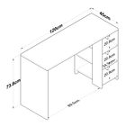 Birou, Rani, HA108, 120x73.8x45 cm, PAL, Nuc / Antracit
