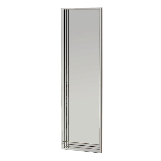 Oglinda decorativa, Siam, Trio, 40x120x2.2 cm, MDF , Transparent
