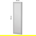 Oglinda decorativa, Siam, Buhem, 40x120x2.2 cm, MDF , Alb