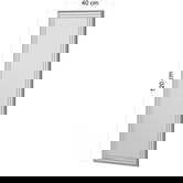Oglinda decorativa, Siam, Buhem, 40x120x2.2 cm, MDF , Alb