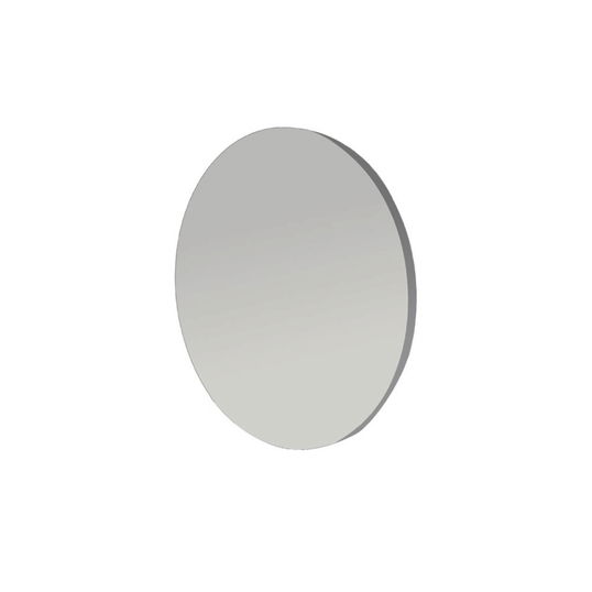 Oglinda decorativa, Siam, Oneas, 70x70x2.2 cm, MDF , Gri închis / Argintiu