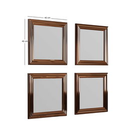 Set de oglinzi, Siam, Loza, MDF , Bronz