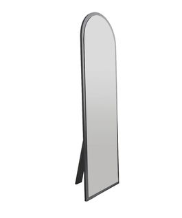 Oglinda decorativa, Siam, Emma, 50x160x2.2 cm, MDF , Negru
