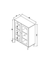 Bufet, Wolina, Jüt Sideboard, 40x90x110 cm, Lemn de carpen, Stejar