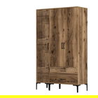 Dulap pentru haine, Hommy Craft, Kumsal PT, 120x47.5x201.4 cm, PAL, Maro
