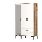 Dulap pentru haine, Hommy Craft, Kumsal RT, 120x47.5x201.4 cm, PAL, Nuc/Alb