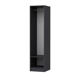 Dulap pentru haine, Minerva, Kale 210, 45x210x52 cm, PAL, Antracit