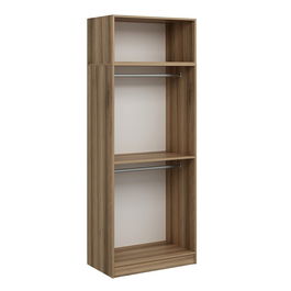 Dulap pentru haine, Minerva, Kale Oak, 90x235x52 cm, PAL, Stejar