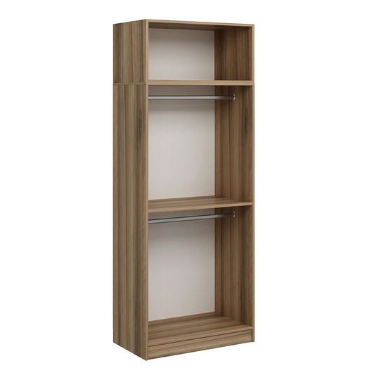 Dulap pentru haine, Minerva, Kale Oak, 90x235x52 cm, PAL, Stejar