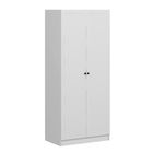 Dulap pentru haine, Minerva, Kale Membrane Blinds White, 90x190x52 cm, PAL, Alb