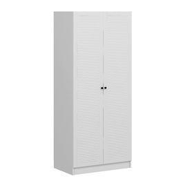 Dulap pentru haine, Minerva, Kale Membrane Blinds White, 90x190x52 cm, PAL, Alb