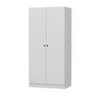 Dulap pentru haine, Minerva, Kale Membran White, 90x210x52 cm, PAL, Alb
