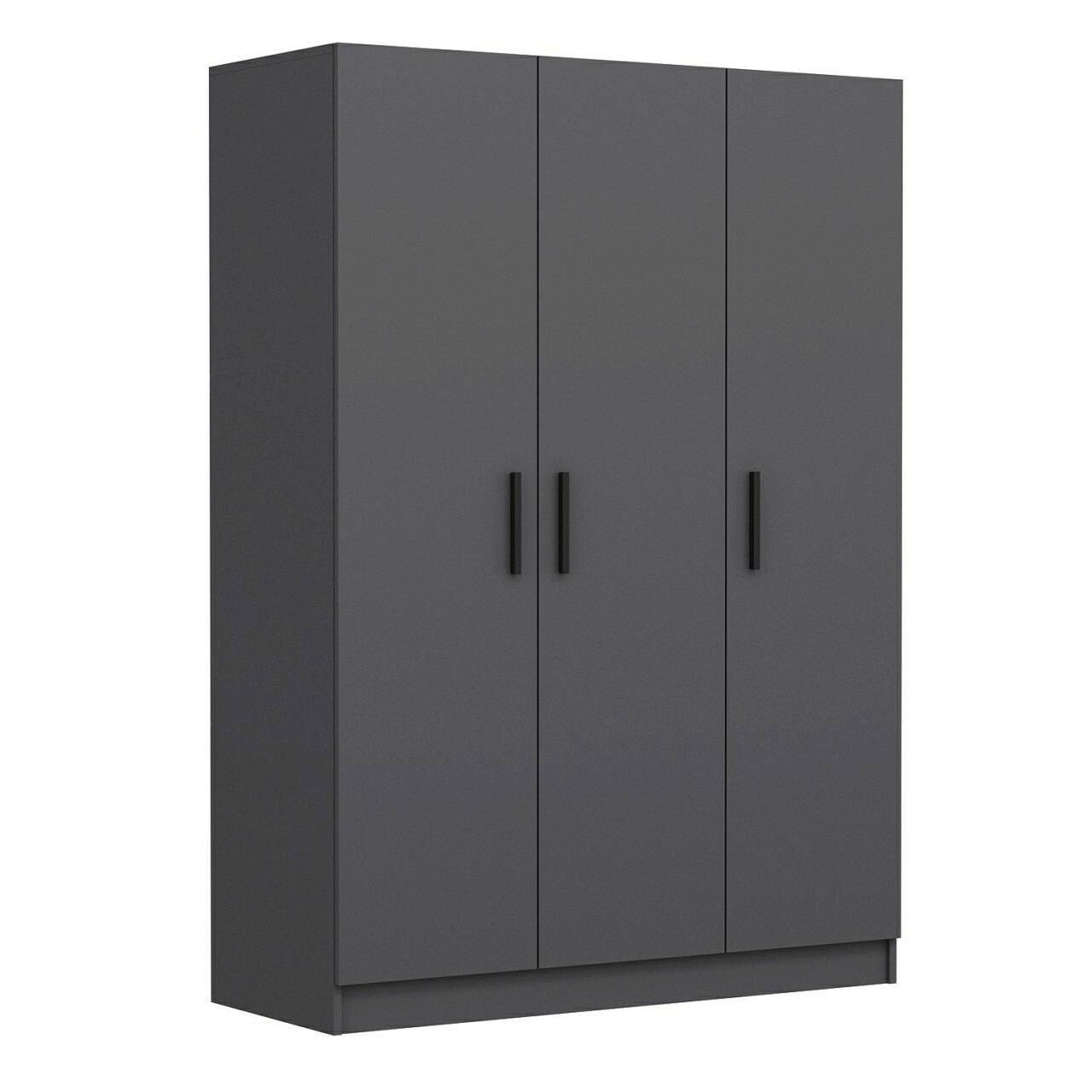 Dulap pentru haine, Minerva, Kale Anthracite, 135x190x52 cm, PAL, Antracit