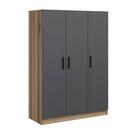 Dulap pentru haine, Minerva, Kale Anthracite, 135x190x52 cm, PAL, Antracit