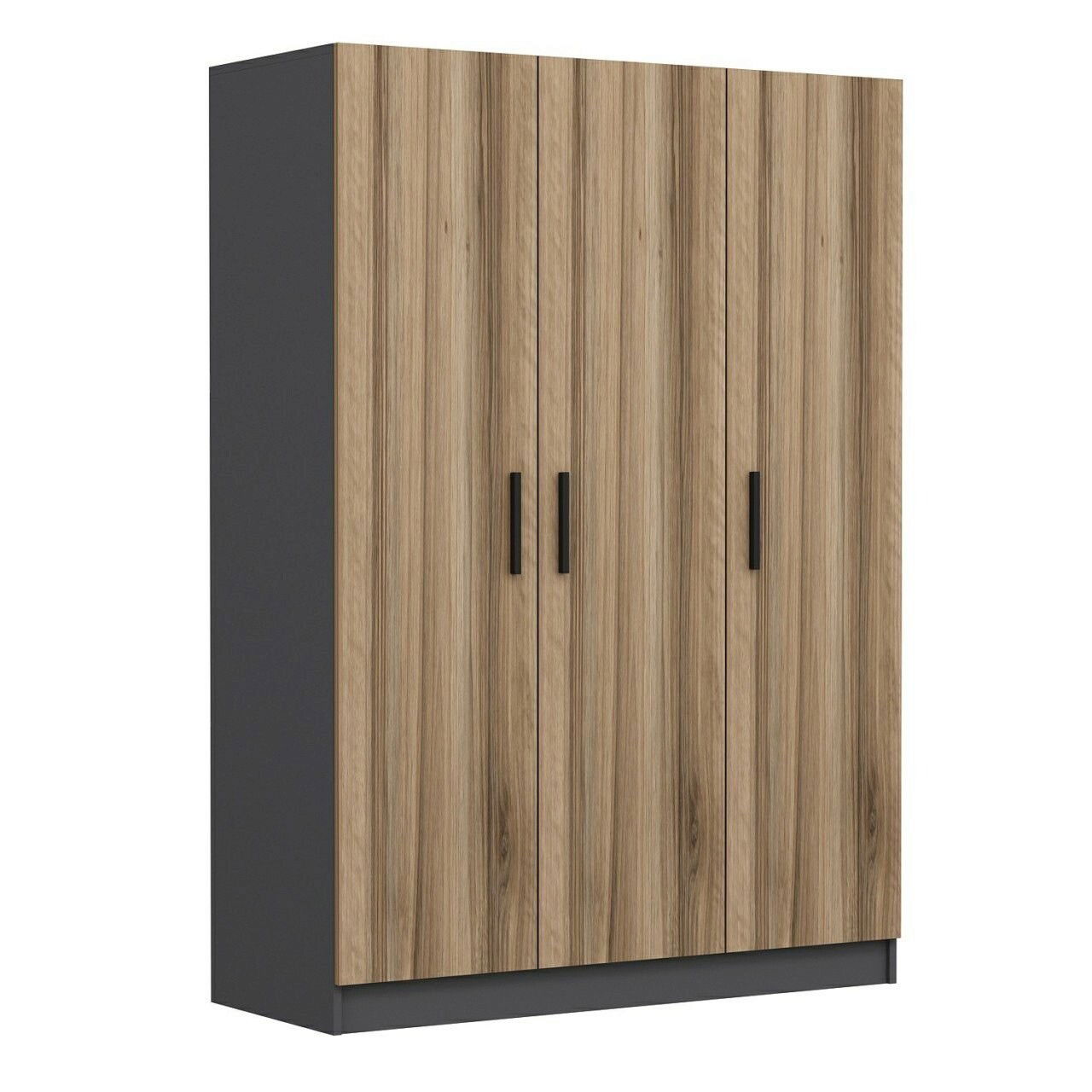 Dulap pentru haine, Minerva, Kale Oak, 135x190x52 cm, PAL, Stejar