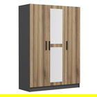 Dulap pentru haine, Minerva, Kale Oak, 135x190x52 cm, PAL, Stejar