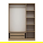 Dulap pentru haine, Minerva, Kale Oak, 135x210x52 cm, PAL, Stejar