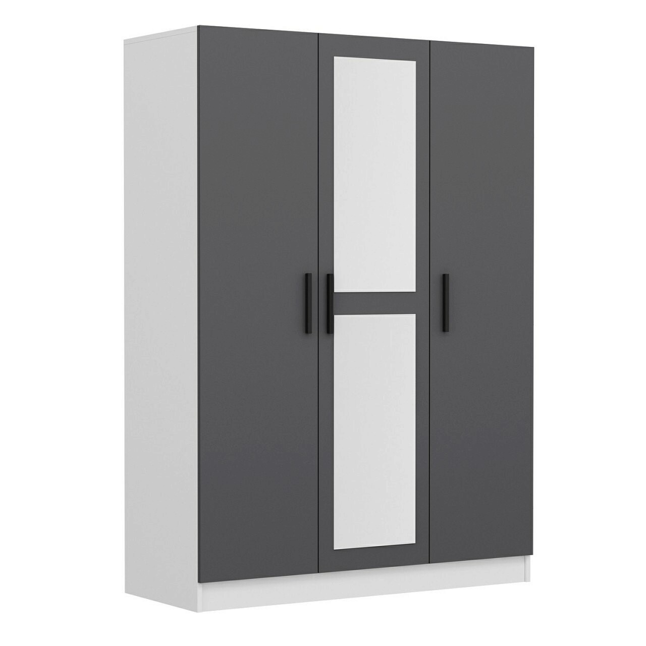 Dulap pentru haine, Minerva, Kale Anthracite, 135x210x52 cm, PAL, Antracit