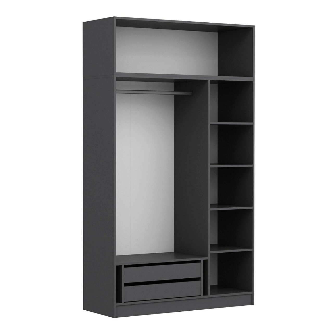 Dulap pentru haine, Minerva, Minar 3 Kapak 235, 135x235x52 cm, PAL, Iată-l
