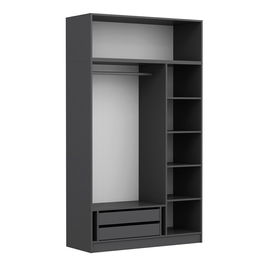 Dulap pentru haine, Minerva, Minar 3 Kapak 235, 135x235x52 cm, PAL, Iată-l