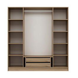 Dulap pentru haine, Minerva, Kale Plus, 180x210x52 cm, PAL, Stejar