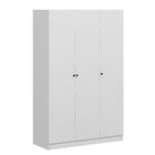 Dulap pentru haine, Minerva, Kale White, 135x210x52 cm, PAL, Alb