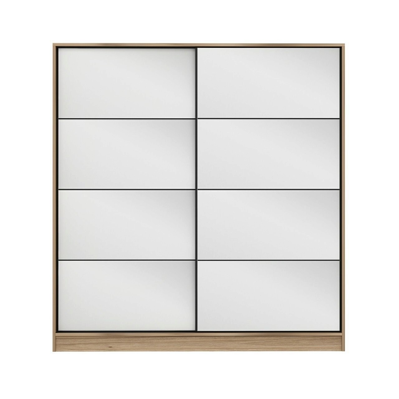 Dulap pentru haine, Minerva, Kale, 180x210x52 cm, PAL, Iată-l