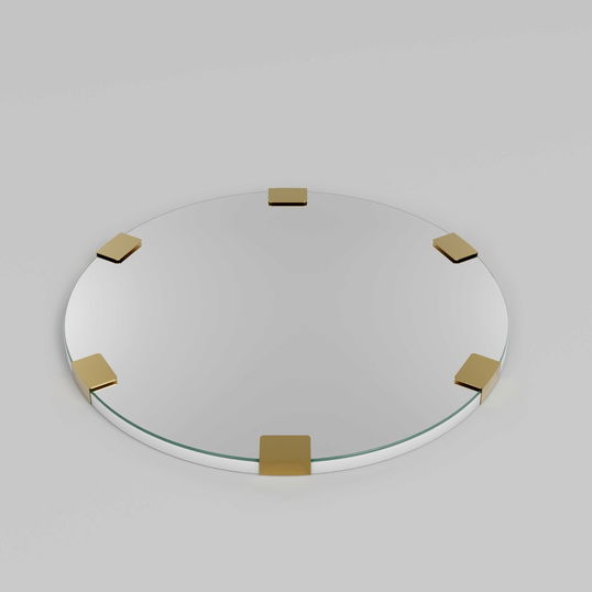 Oglinda decorativa, Neostill, Chakra Mirror, 100% CARTON DURO, Auriu