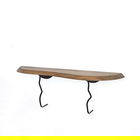 Raft de perete, Neostill, Lierre, Lemn masiv, Nuc negru