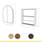 Dulap de baie, Neostill, Hope Cabinet, 12x45x50 cm, 100% CARTON DURO, Alb
