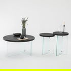 Set masuta de cafea, Neostill, Serenity 2, Sticla temperata, Antracit / Transparent
