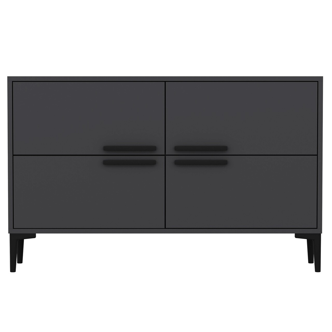 Comoda TV, Odessa, Ctn, 120x75x30 cm, PAL, Antracit