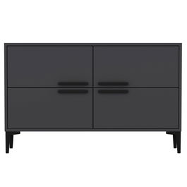 Comoda TV, Odessa, Ctn, 120x75x30 cm, PAL, Antracit