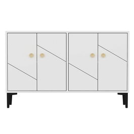 Comoda TV, Odessa, Myria, 120x30x75 cm, PAL, Alb