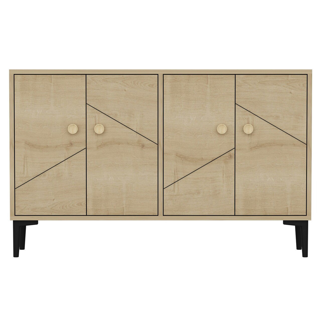 Comoda TV, Odessa, Cria, 120x75x30 cm, PAL, Maro
