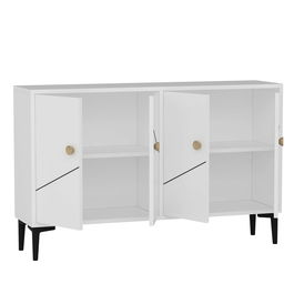 Comoda TV, Odessa, Cria, 120x75x30 cm, PAL, Alb
