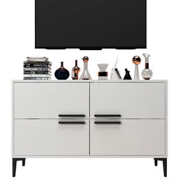 Comoda TV, Odessa, Ctn, 120x75x30 cm, PAL, Alb