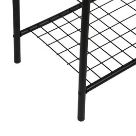 Cuier de perete, Puqa Design, Peter, 169x110x31 cm, Metal, Negru