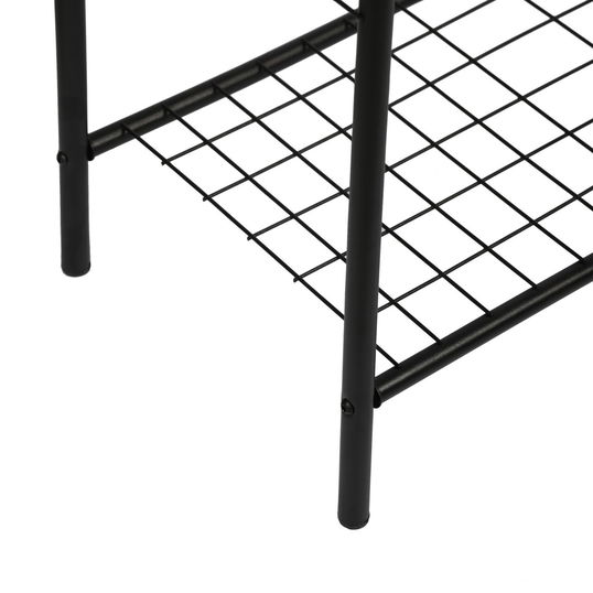 Cuier de perete, Puqa Design, Peter, 169x110x31 cm, Metal, Negru