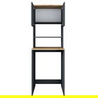 Dulap masina de spalat, Rani, KD101, 65x183.6x60 cm, PAL, Nuc / Antracit